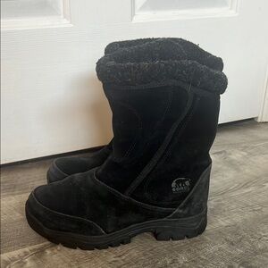 Sorel Black Winter Boots with Thinsulate